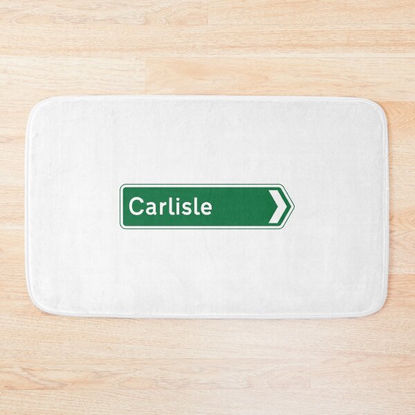 Artikelvorschau, Carlisle Touristenverkehrsschild entworfen und verkauft von Cumbria Guru.
