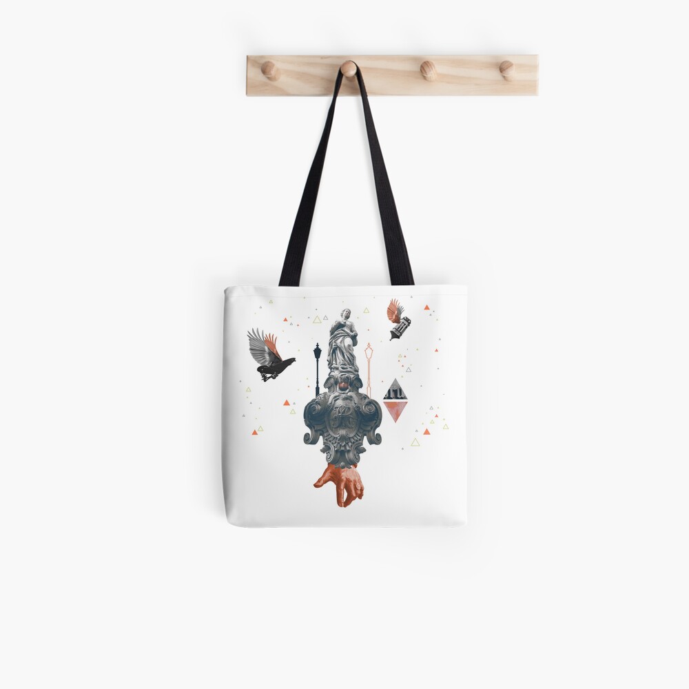 Tetraeder der Lüfte Stofftasche
