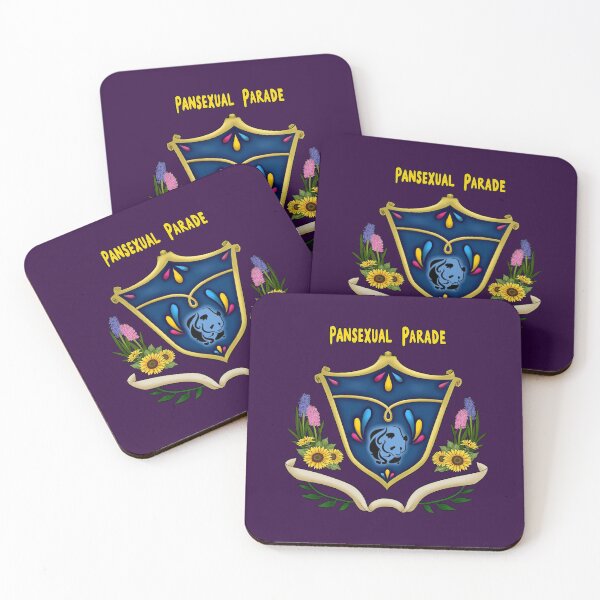 Item preview, pansexual panromantic pride crest designed and sold by hiraeth-still.