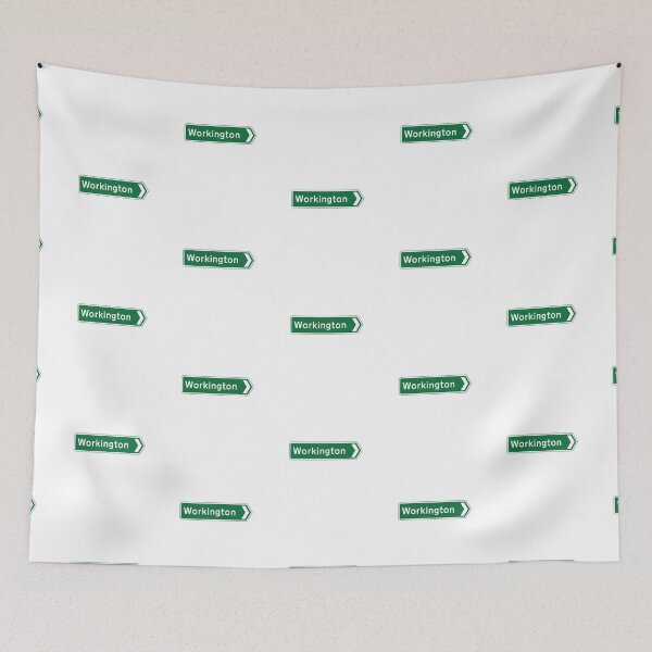 Item preview, Workington Tourist Road Sign designed and sold by Cumbria Guru.