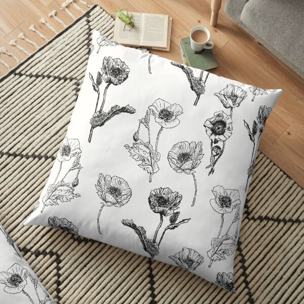 Feeling Poppy Floor Pillow