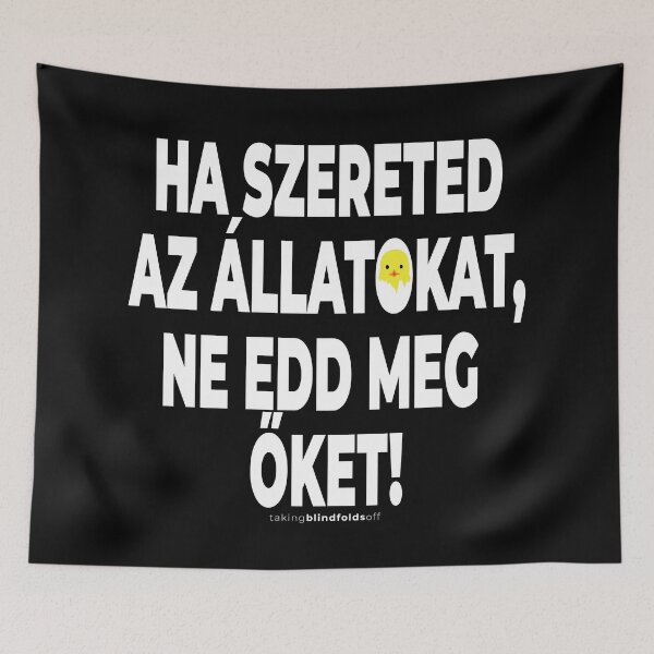 Item preview, Vegán Aktivista Grafika #takingblindfoldsoff 24 magyar designed and sold by blindfoldsoff.