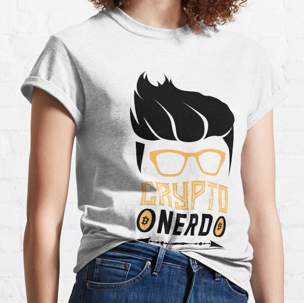 Krypto Nerd mit Haaren Classic T-Shirt