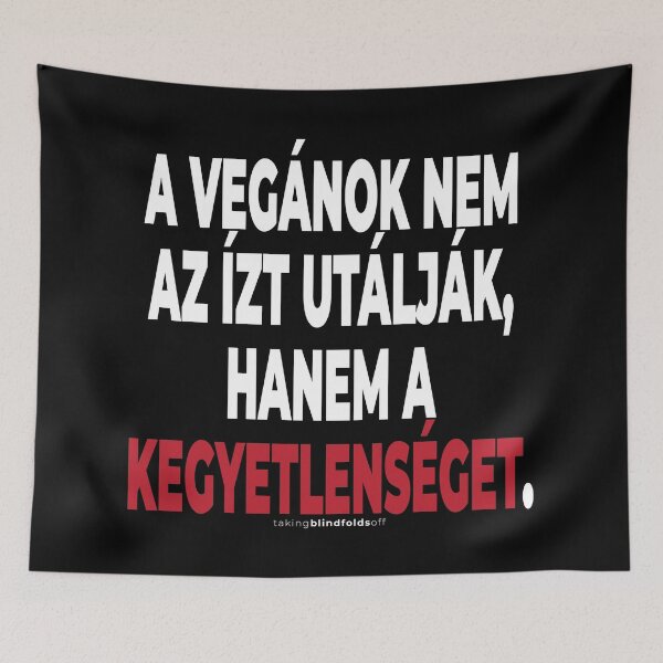 Item preview, Vegán Aktivista Grafika #takingblindfoldsoff 25 magyar designed and sold by blindfoldsoff.