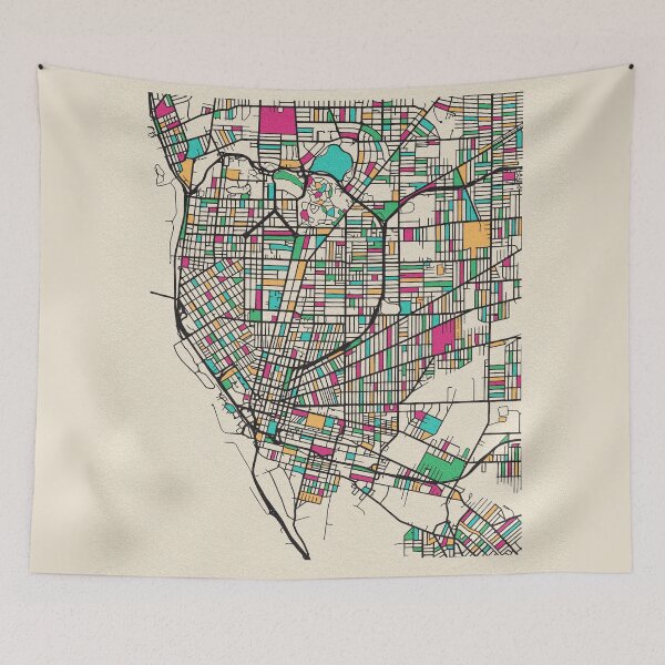 Item preview, Buffalo, New York Street Map designed and sold by A Deniz Akerman.