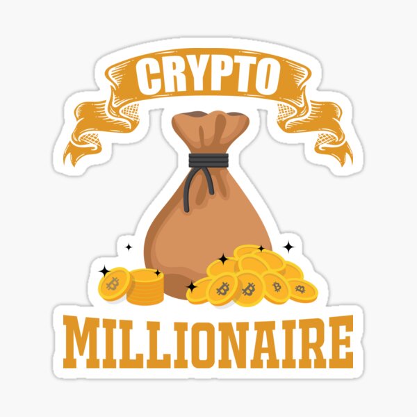 Krypto Millionär Sticker