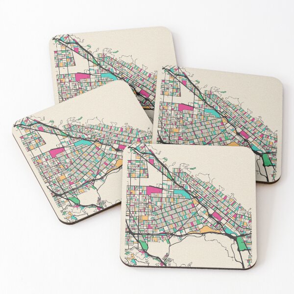 Item preview, Burbank, California Street Map designed and sold by A Deniz Akerman.