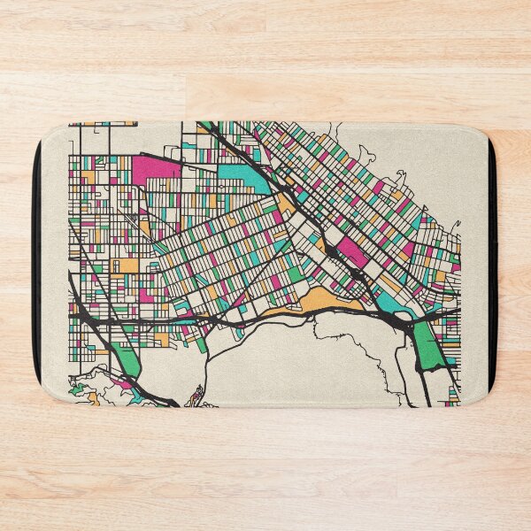 Item preview, Burbank, California Street Map designed and sold by A Deniz Akerman.