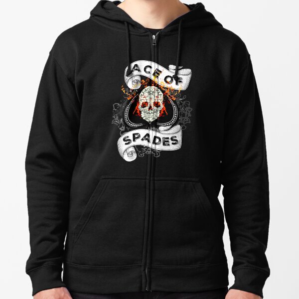 Ace Of Spades Zipped Hoodie