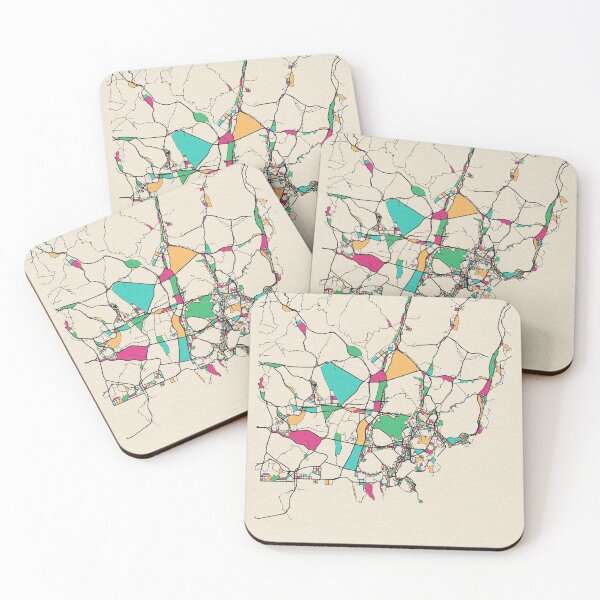 Item preview, Busan, South Korea Street Map designed and sold by A Deniz Akerman.