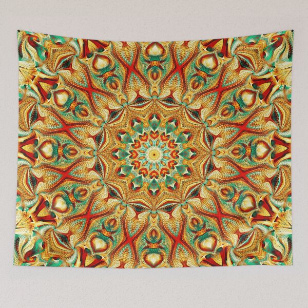 Item preview, Flower Of Life Mandala (Tangerine) designed and sold by Mandala Of Life.
