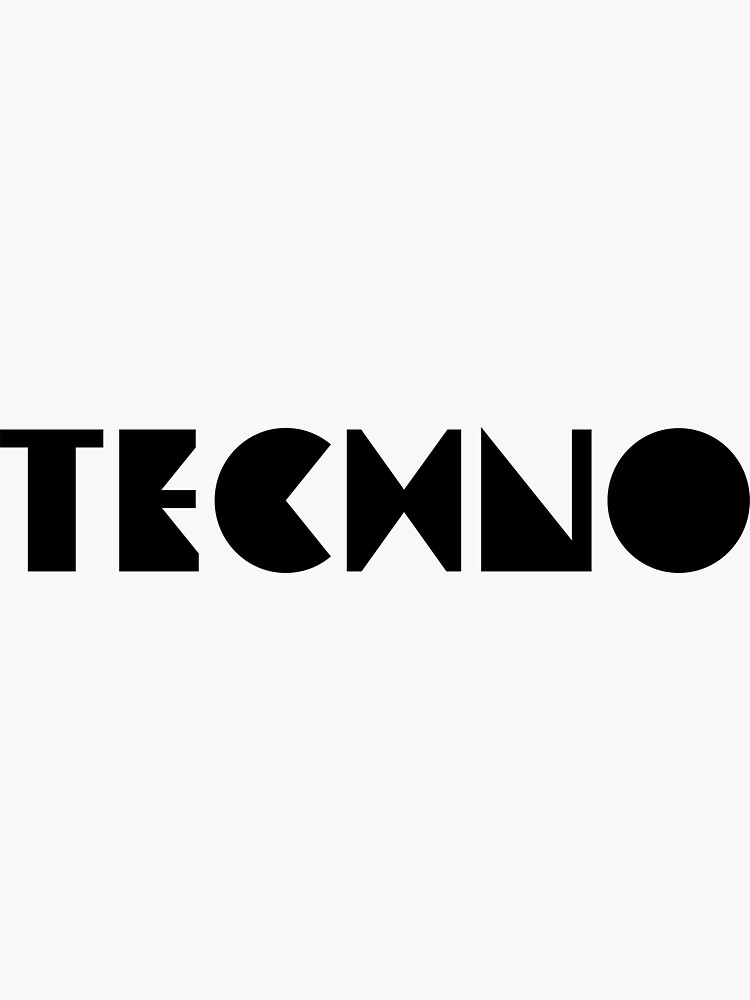  Techno  Music  Logo  Sticker by Technofestival Redbubble