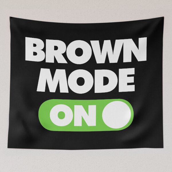 Item preview, Brown Mode ON Funny Sports Saying designed and sold by elhefe.