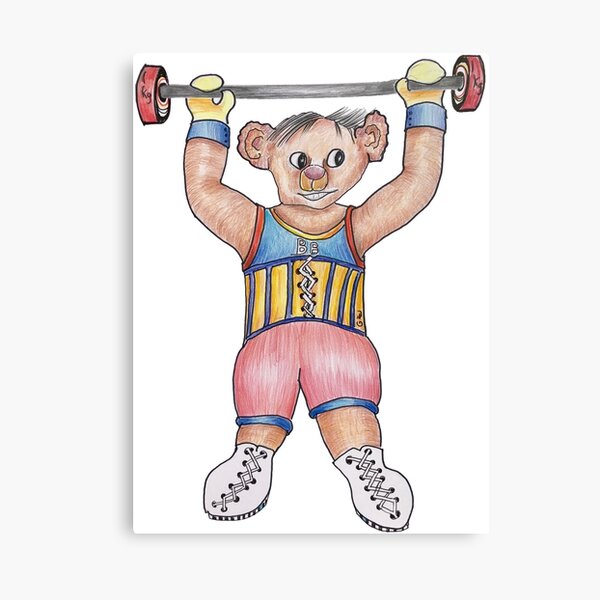 Arno Strongman Circus Performer Canvas Print