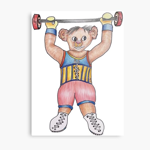 Arno Strongman Circus Performer Metal Print
