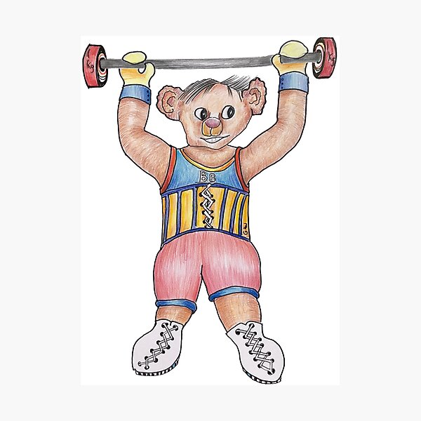 Arno Strongman Circus Performer Photographic Print