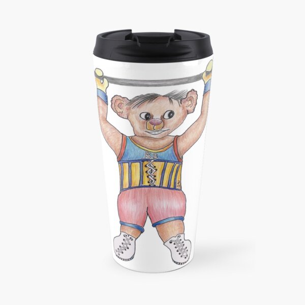 Arno Strongman Circus Performer Travel Mug