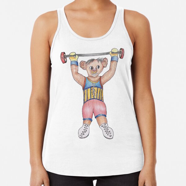 Arno Strongman Circus Performer Racerback Tank Top