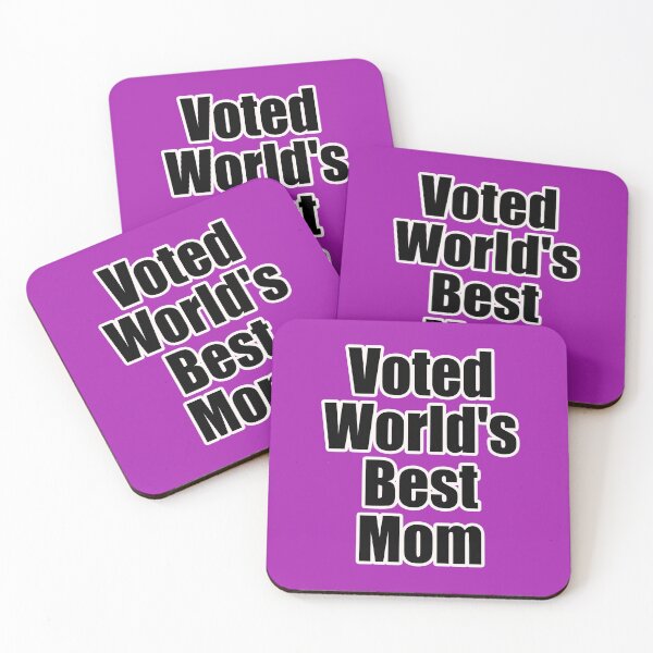Item preview, Voted World's Best Mom - Mothers Day T-Shirt Sticker Greeting Card designed and sold by deanworld.
