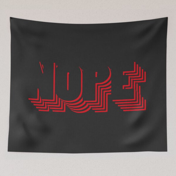 Item preview, NOPE Hollow Red designed and sold by amclub.