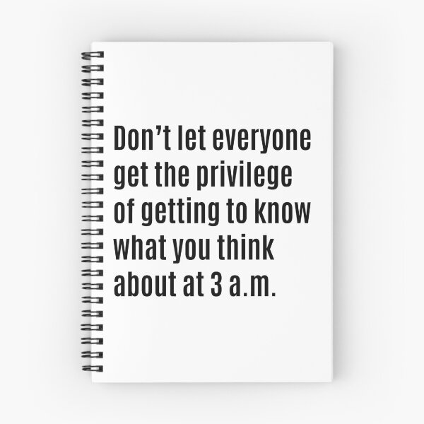 Item preview, 3am Thoughts designed and sold by lowercasev.