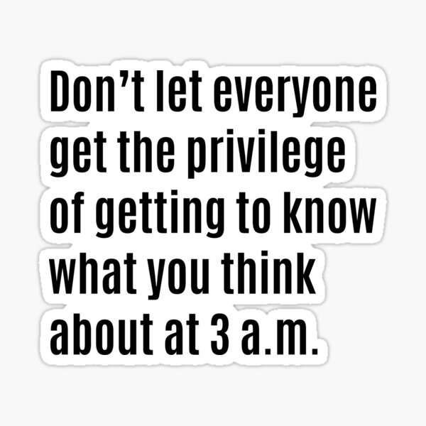 3am Thoughts 3am Thoughts