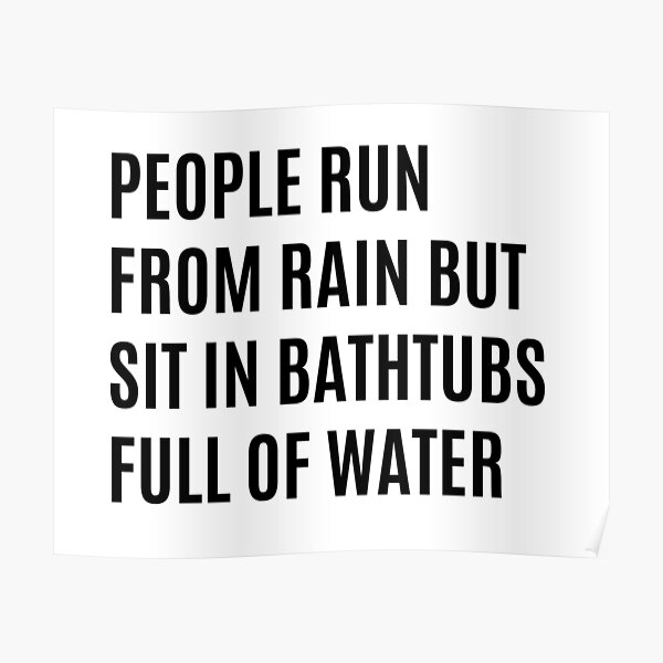 Bathtubs Poster by lowercasev  Redbubble