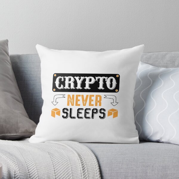 Krypto schläft nie Dekokissen