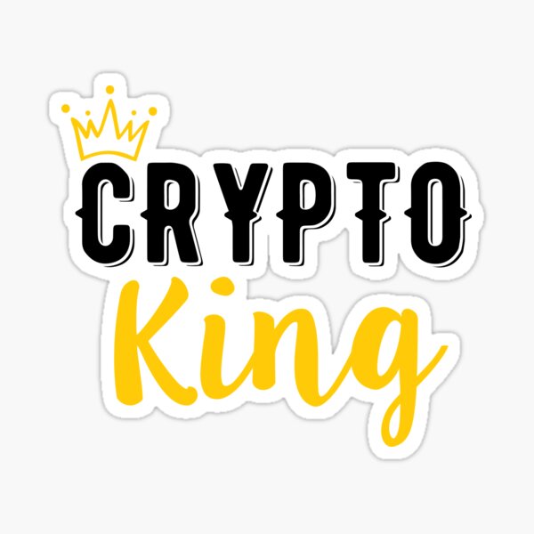 Krypto König Sticker