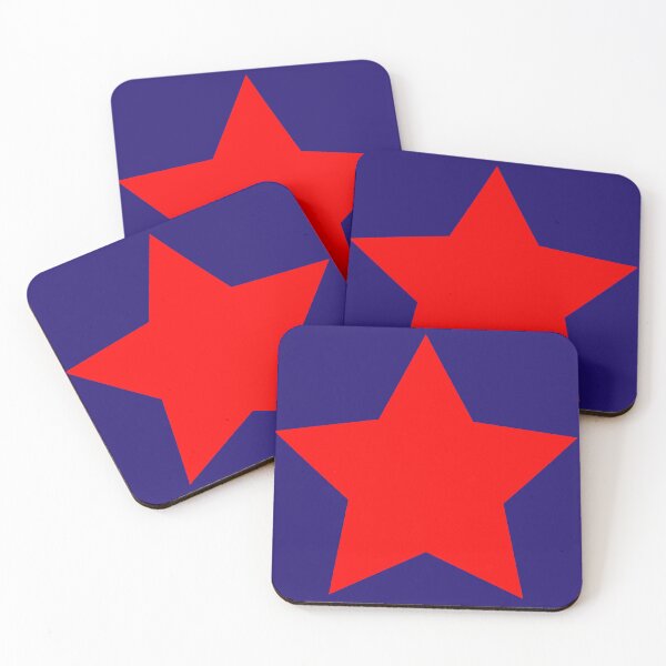 Item preview, Red Star Duvet Bedspread Pattern designed and sold by deanworld.