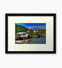 Port Isaac Harbour view Framed Print
