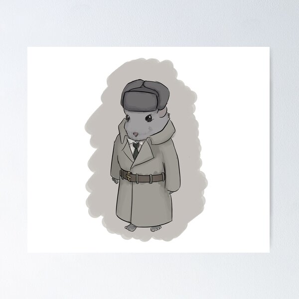 Detective Chinchilla Poster
