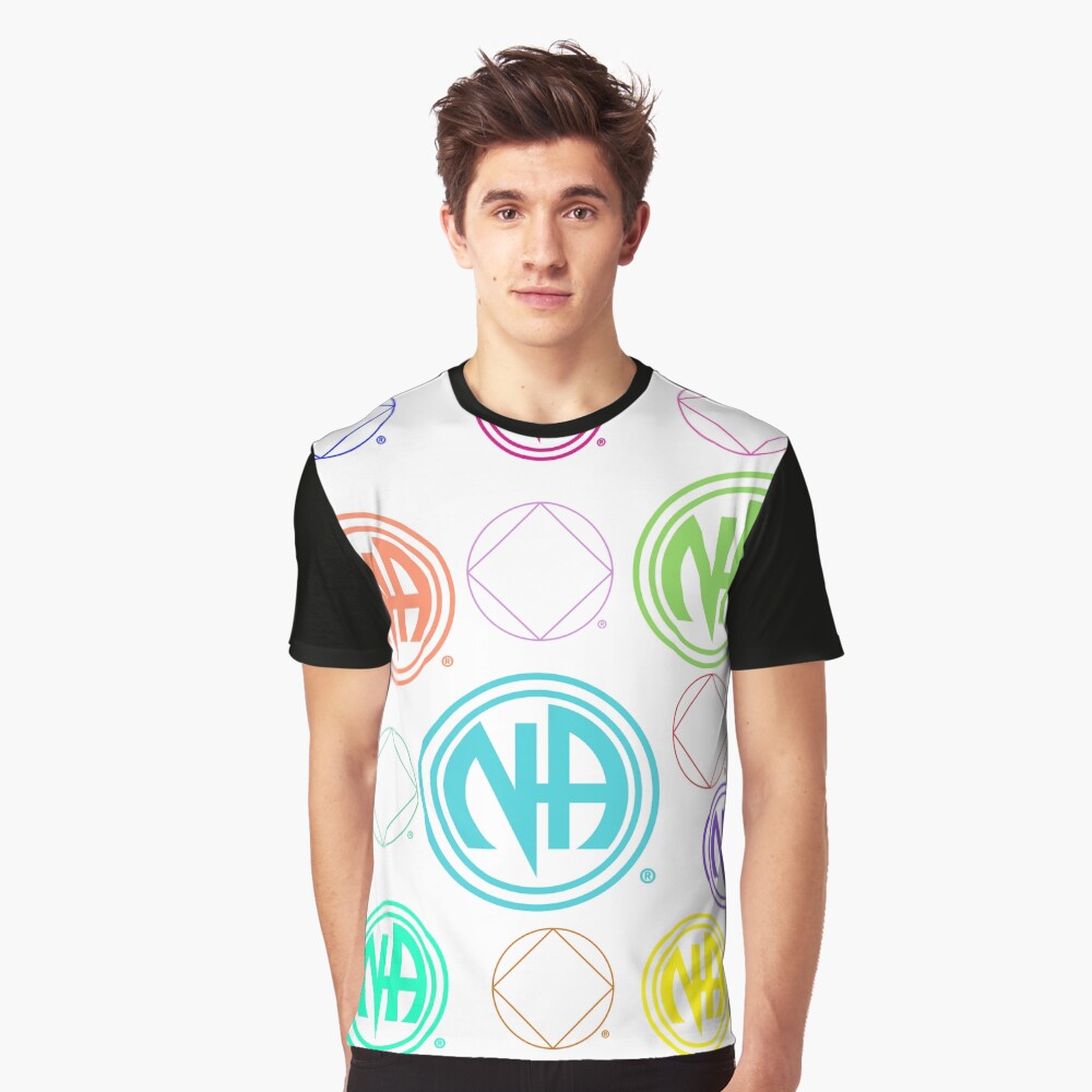 Colorful Na Symbols And Logos Narcotics Anonymous Gift T Shirt By Suncity2019 Redbubble