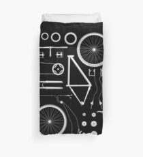 Bike Exploded Duvet Cover