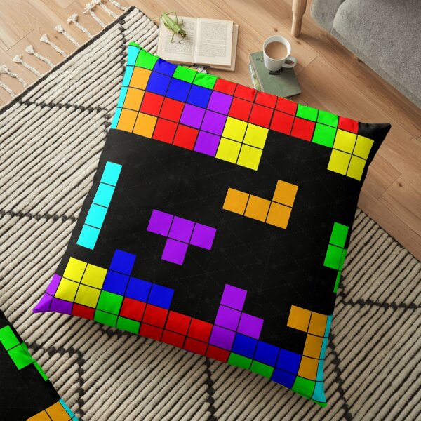 Tetris Making Tetris Fall Floor Pillow