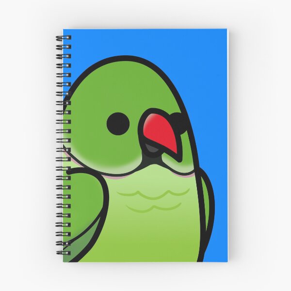 Aperçu de l'œuvre Trop d'oiseaux! - Ringneck indien vert créée et vendue par MaddeMichael.
