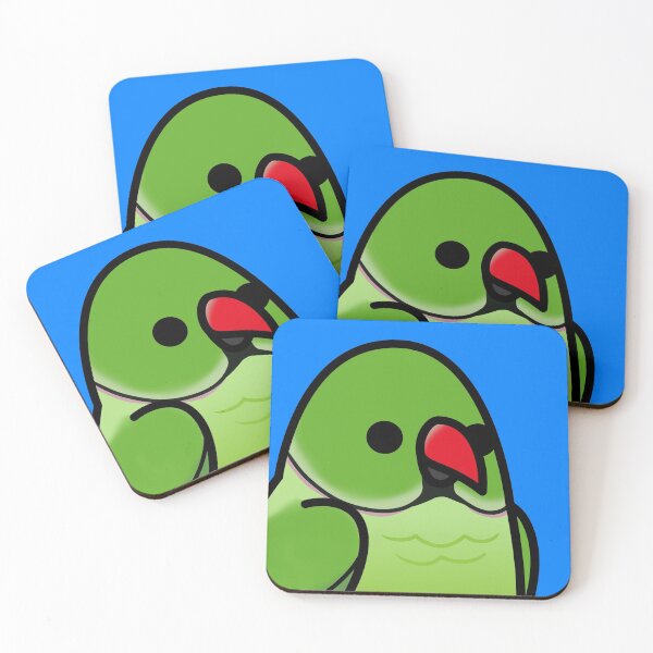 Item preview, Too Many Birds! - Green Indian Ringneck designed and sold by MaddeMichael.