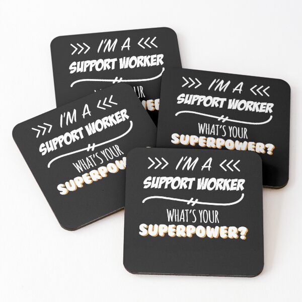 Item preview, Support Worker Funny Superpower Slogan Gift for every Support Worker Funny Slogan Hobby Work Worker designed and sold by mooony.
