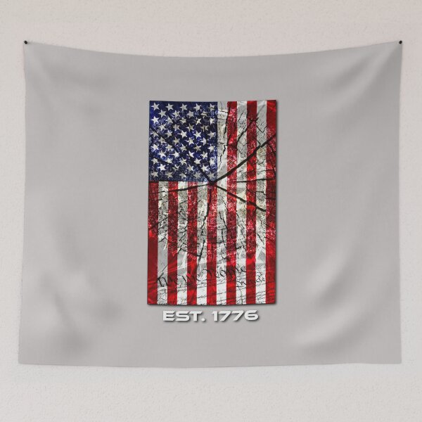 Item preview, Fourth of July 1776 American Flag Vintage USA Patriotic designed and sold by DirtyWindshield.