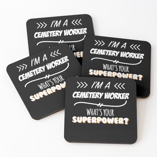 Item preview, Cemetery Worker Funny Superpower Slogan Gift for every Cemetery Worker Funny Slogan Hobby Work Worker designed and sold by mooony.