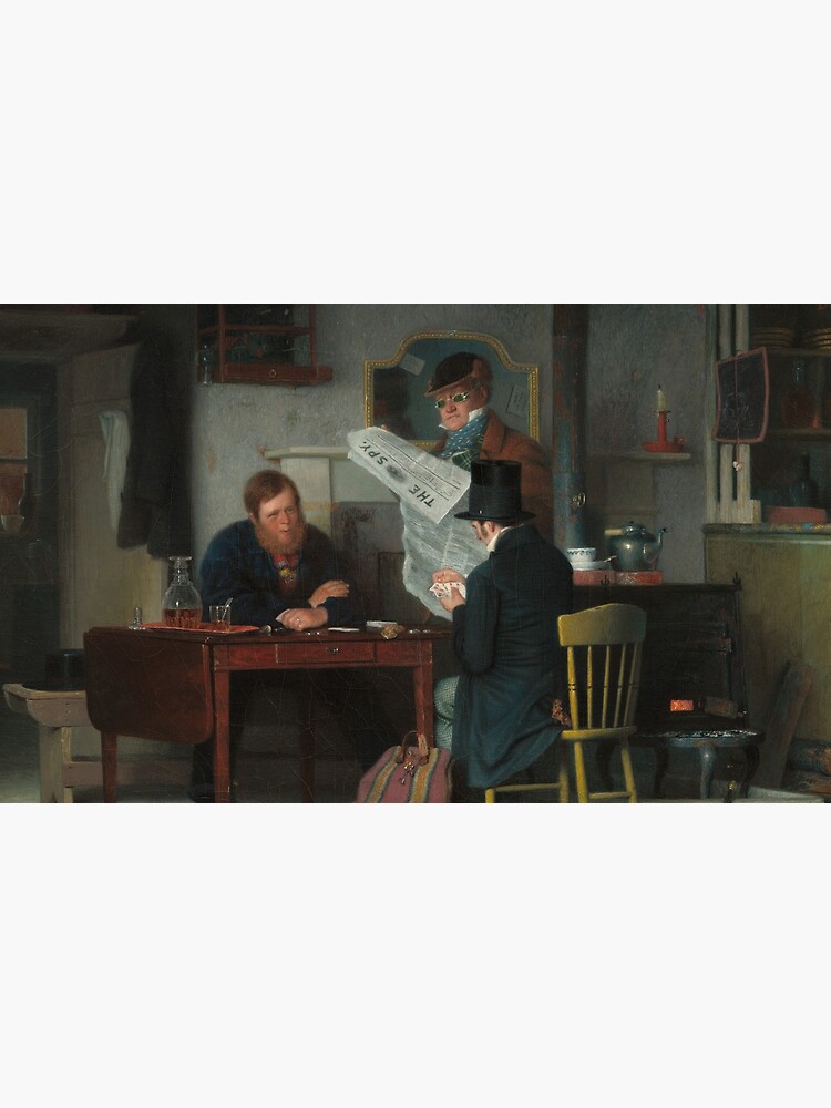 Waiting for the Stage Oil Painting by Richard Caton Woodville by podartist