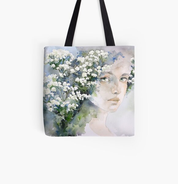 Flower girl All Over Print Tote Bag