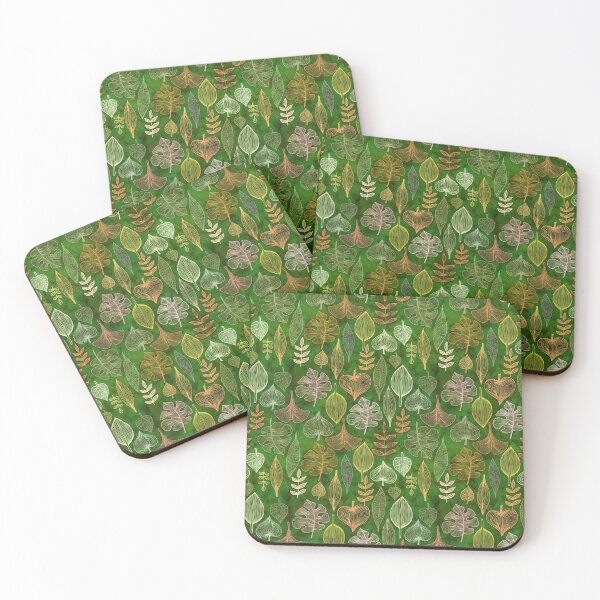 Item preview, Leaves on green designed and sold by yulia-rb.