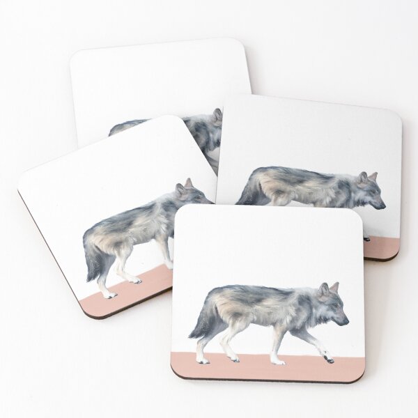 Item preview, Wolf on Blush designed and sold by Amy Hamilton.