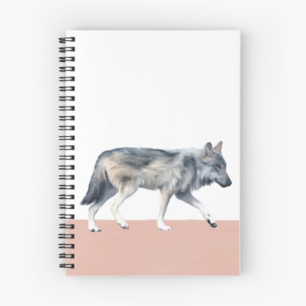 Item preview, Wolf on Blush designed and sold by Amy Hamilton.