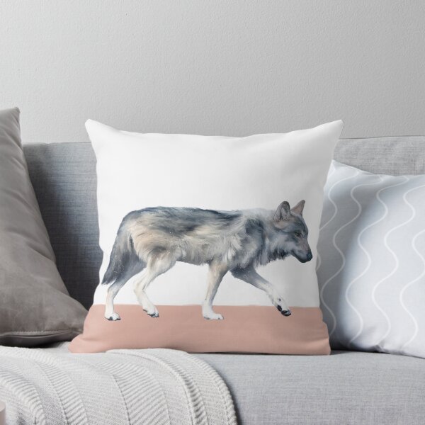 Item preview, Wolf on Blush designed and sold by Amy Hamilton.