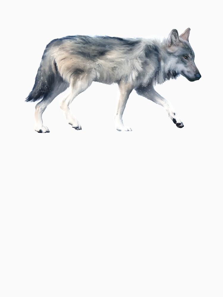 Wolf on Blush by AmyHamilton
