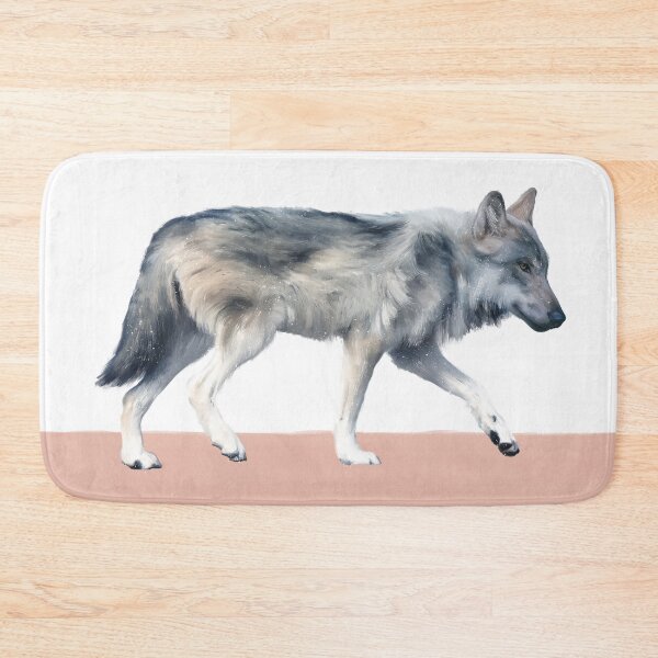 Item preview, Wolf on Blush designed and sold by Amy Hamilton.