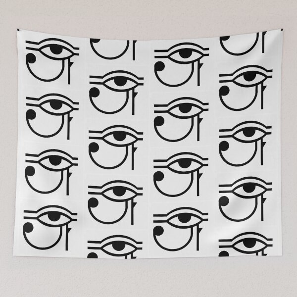Item preview, Oudjat - Eye of Horus - black designed and sold by Silbek.