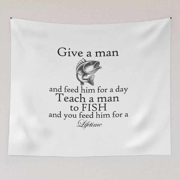 Item preview, Give a man a fish designed and sold by Marcil25.